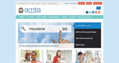 Desktop Screenshot of amtamassage.org