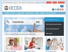 Tablet Screenshot of amtamassage.org